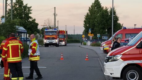 Einsatzkräfte beim Einsatz